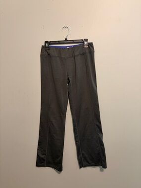 Black Women's Active Pants with Slight Flare